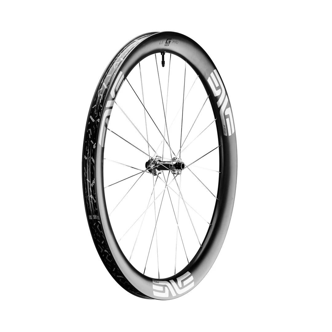 ENVE G SES 4.5 Pro gravel wheel front, silver