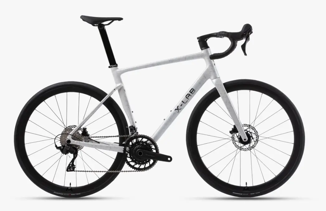 XDS X-Lab RS5 endurance road bike in white raw carbon