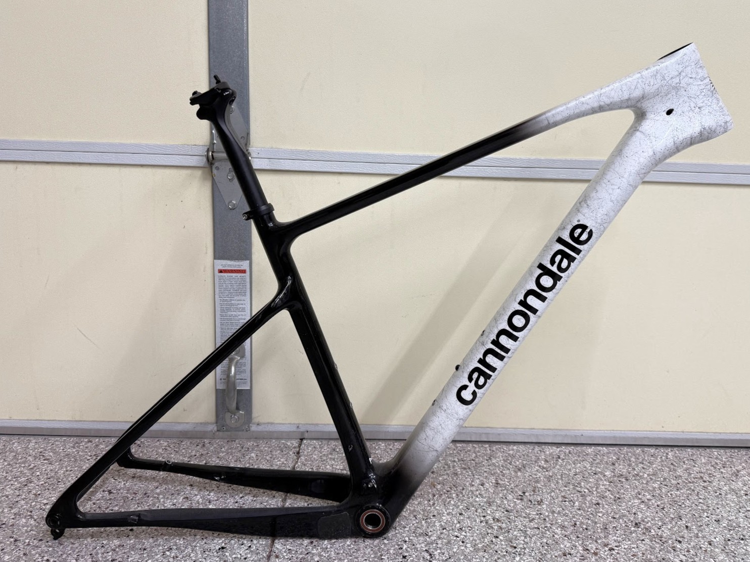 Hardtail gravel bike conversion